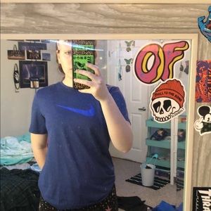 NIKE PURPLE/BLUE WORKOUT TEE